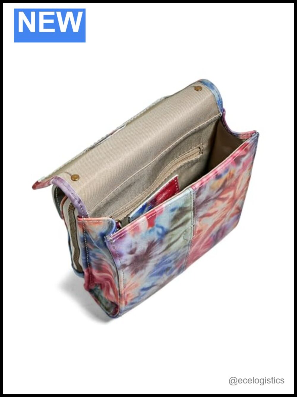 Genuine Leather Crossbody Bag with Adjustable Strap, Multi-Pocket Sling Purse - Picture 4 of 6